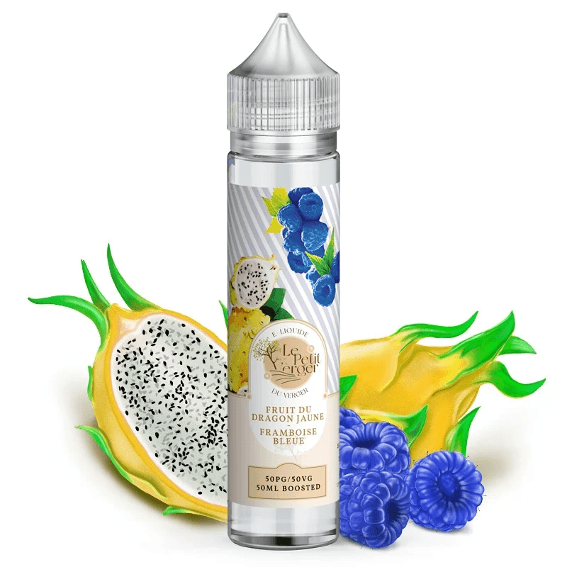 Fruit du dragon jaune framboise bleue 50ml