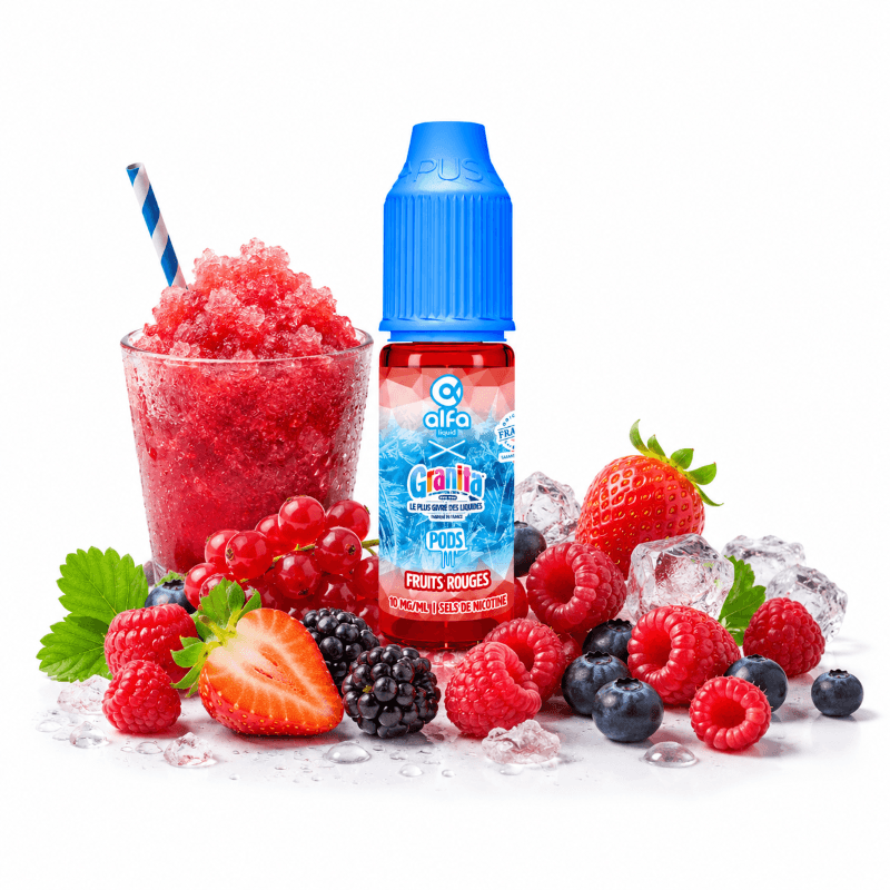 Fruits rouges 10ml Sels de nicotine
