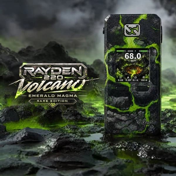 Box Rayden 220 Volcano Emerald Magma Rare Edition